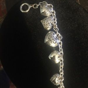 Bracelet hearts silver